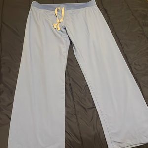 Figs Livingston Pant in Ceil Blue, Large Petite